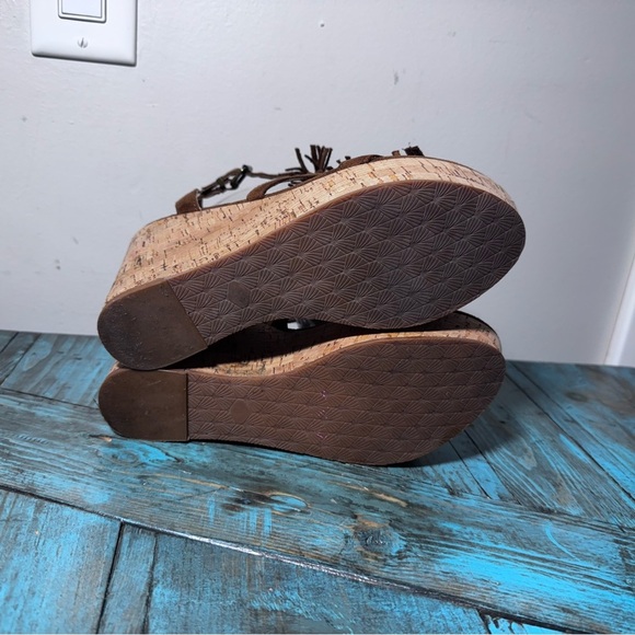 Ariat Women's Unbridled Lolita Sandal Size 8 Fringe Western Southwestern - Picture 13 of 13